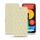 Funda de piel Google Pixel 5 - Ivoire - Couture ( Sleek P C12 - White ) 