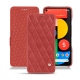 Lederschutzhülle Google Pixel 5 - Cerise vintage - Couture