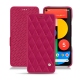 Custodia in pelle Google Pixel 5 - Rose fluo - Couture