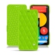 Capa em pele Google Pixel 5 - Vert fluo - Couture
