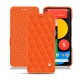 Capa em pele Google Pixel 5 - Orange fluo - Couture