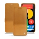 Google Pixel 5 leather case - Or Maïa ( Pantone 871C ) 