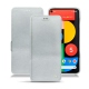 Housse cuir Google Pixel 5 - Platinium ( Pantone 877C ) 