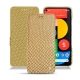 Google Pixel 5 leather case - Serpent sabbia