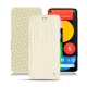Funda de piel Google Pixel 5 - Crocodile milk