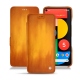 Lederschutzhülle Google Pixel 5 - Orange Patine
