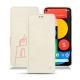 Custodia in pelle Google Pixel 5 - Blanc escumo