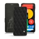 レザーケース Google Pixel 5 - Negre poudro - Couture