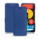 Capa em pele Google Pixel 5 - Bleu Océan PU