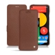 Custodia in pelle Google Pixel 5 - Marron délicat