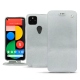 Custodia in pelle Google Pixel 5 - Platinium ( Pantone 877C ) 