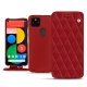 Funda de piel Google Pixel 5 - Rouge - Couture ( Nappa - Pantone 199C ) 