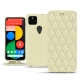 Capa em pele Google Pixel 5 - Ivoire - Couture ( Sleek P C12 - White ) 