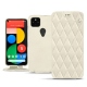 Funda de piel Google Pixel 5 - Blanc escumo - Couture