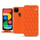 Capa em pele Google Pixel 5 - Orange fluo - Couture