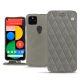 Housse cuir Google Pixel 5 - Acier vintage - Couture