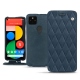 Housse cuir Google Pixel 5 - Jean vintage - Couture
