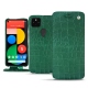 Lederschutzhülle Google Pixel 5 - Crocodile pino