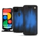 Lederschutzhülle Google Pixel 5 - Bleu Patine