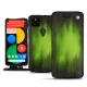 Capa em pele Google Pixel 5 - Vert Patine
