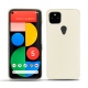 Capa em pele Google Pixel 5 - Blanc (  Nappa - White ) 