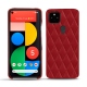 硬质真皮保护套 Google Pixel 5 - Rouge - Couture ( Nappa - Pantone 199C ) 