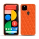 Custodia in pelle Google Pixel 5 - Orange fluo - Couture