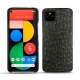 Funda de piel Google Pixel 5 - Autruche nero