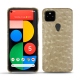 Custodia in pelle Google Pixel 5 - Autruche desert