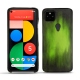 Google Pixel 5 leather cover - Vert Patine