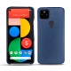 Coque cuir Google Pixel 5 - Bleu frisson