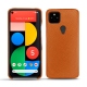 Lederschutzhülle Google Pixel 5 - Orange vibrant