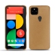 Funda de piel Google Pixel 5 - Beige Veggie
