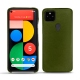 Custodia in pelle Google Pixel 5 - Vert Veggie