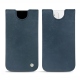Funda de piel Apple iPhone 12 - Jean vintage ( Roughtcut - Pantone 285U  ) 
