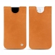 Pochette cuir Apple iPhone 12 - Mandarine vintage ( Pantone 165C ) 