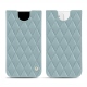 Funda de piel Apple iPhone 12 - Bleu ciel - Couture ( Nappa - Pantone 277C ) 