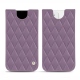 Apple iPhone 12 leather pouch - Lilas - Couture ( Nappa - Pantone 2645U ) 