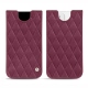 Funda de piel Apple iPhone 12 - Prune vintage - Couture