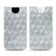 Custodia in pelle Apple iPhone 12 - Platinium - Couture
