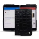 Coque cuir Microsoft Surface Duo - Crocodile nero