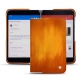 Coque cuir Microsoft Surface Duo - Orange Patine