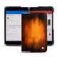 Coque cuir Microsoft Surface Duo - Fauve Patine