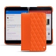 Coque cuir Microsoft Surface Duo - Orange fluo - Couture