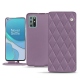 가죽 커버 OnePlus 8T - Lilas - Couture ( Nappa - Pantone 2645U ) 