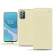 OnePlus 8T leather case - Ivoire ( Sleek P C12 - White ) 