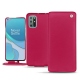 OnePlus 8T leather case - Rose fluo