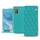 Capa em pele OnePlus 8T - Bleu fluo - Couture