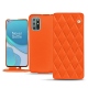 Lederschutzhülle OnePlus 8T - Orange fluo - Couture