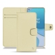 Housse cuir OnePlus 8T - Beige ( Nappa - Pantone 7502C ) 